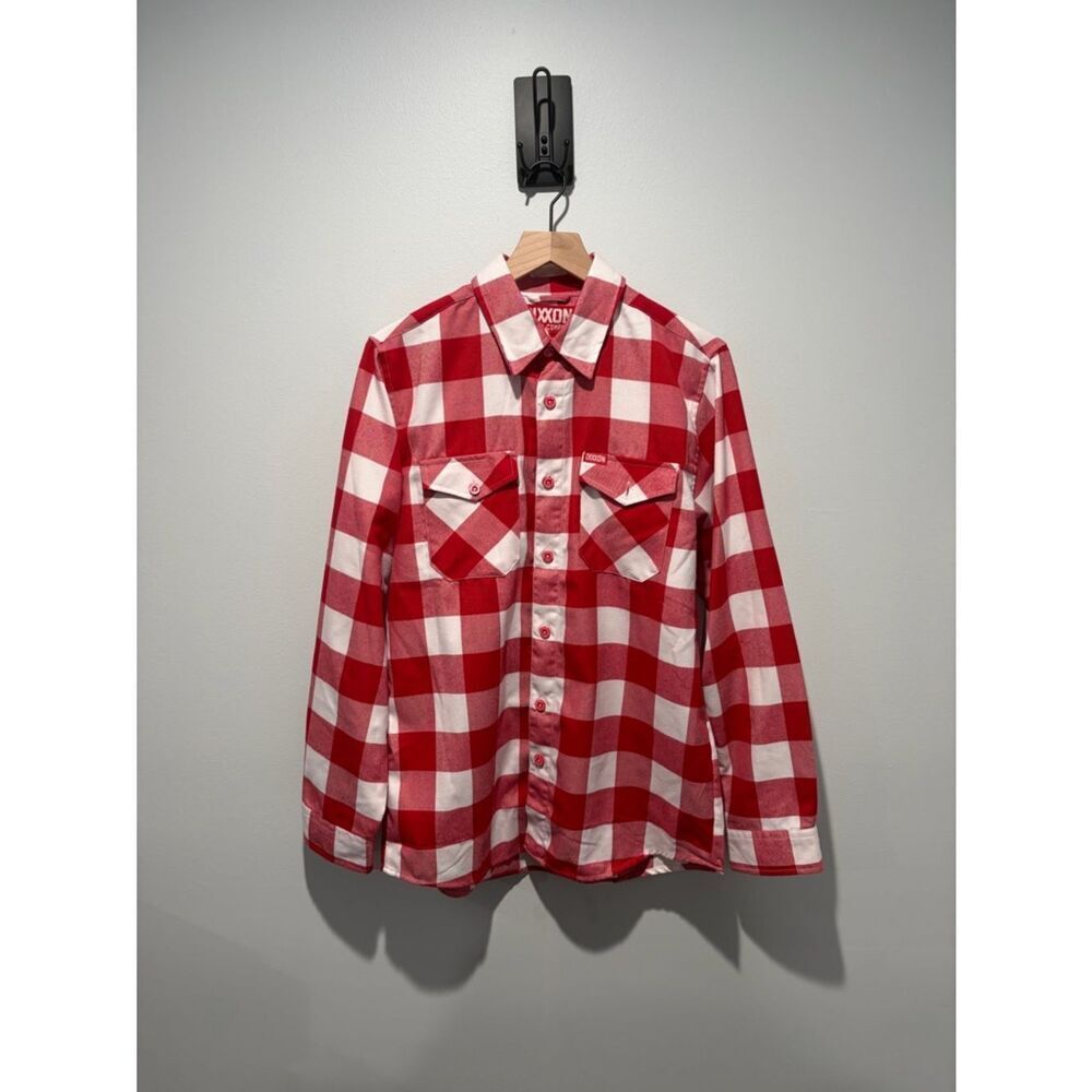 DIXXON Flannel Company The Otto Red & White Buffalo Plaid Button-Down Shirt